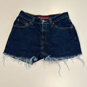 Levi's Dark Blue Jean Shorts